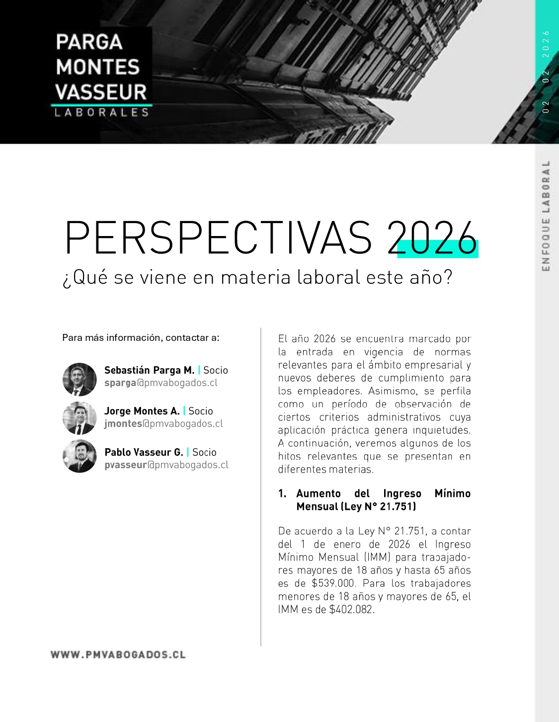 Perspectivas 2026: ¿qué se viene en materia laboral este año?