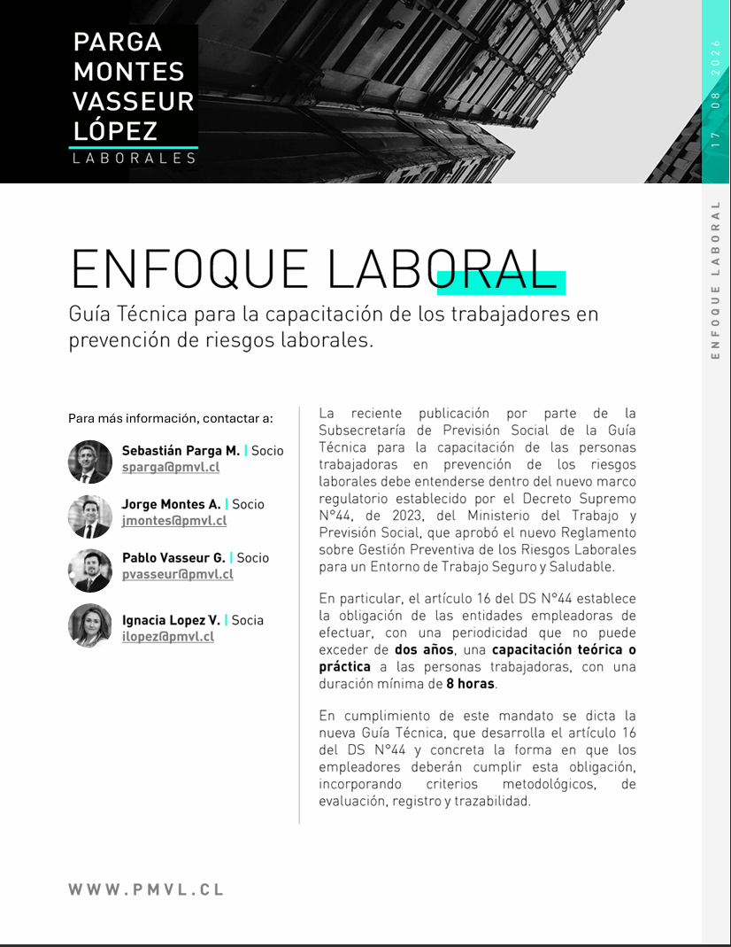 Guía Técnica para la capacitación de los trabajadores en prevención de riesgos laborales